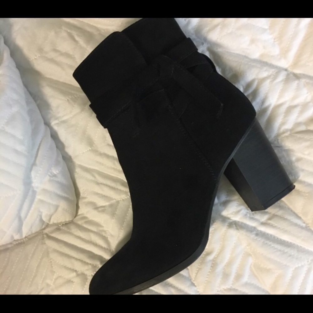 Black ankle boots
